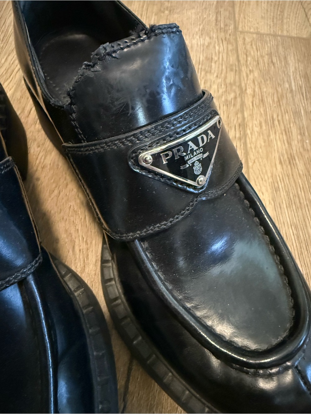 Authentic Prada Loafers - Picture 3 of 7